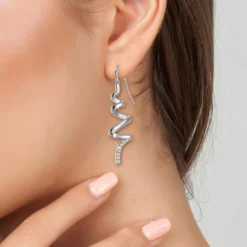 So Charm BijouxBoucles d'oreilles par So Charm® ornée de cristaux Swarovski® BS1549-ARGENT-BO