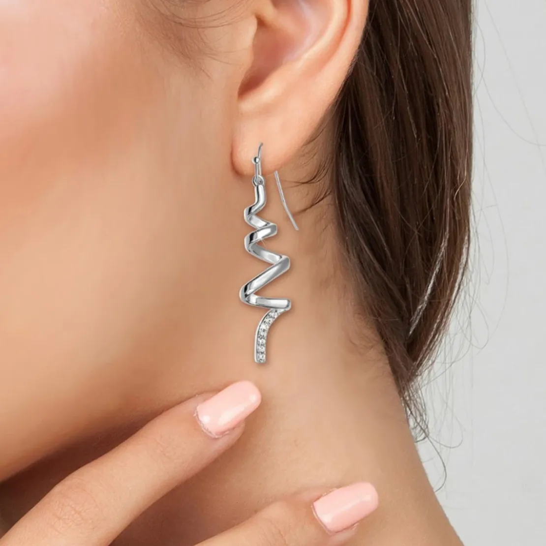 So Charm BijouxBoucles d'oreilles par So Charm® ornée de cristaux Swarovski® BS1549-ARGENT-BO