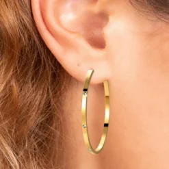 So Charm BijouxBoucles d'oreilles créoles par So Charm® ornée de cristaux Swarovski® BS1740-DORE