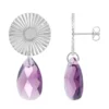 So Charm BijouxBoucles d'oreilles par So Charm® ornée de cristaux Swarovski® BS4415-SE042-ARGENT-AMET