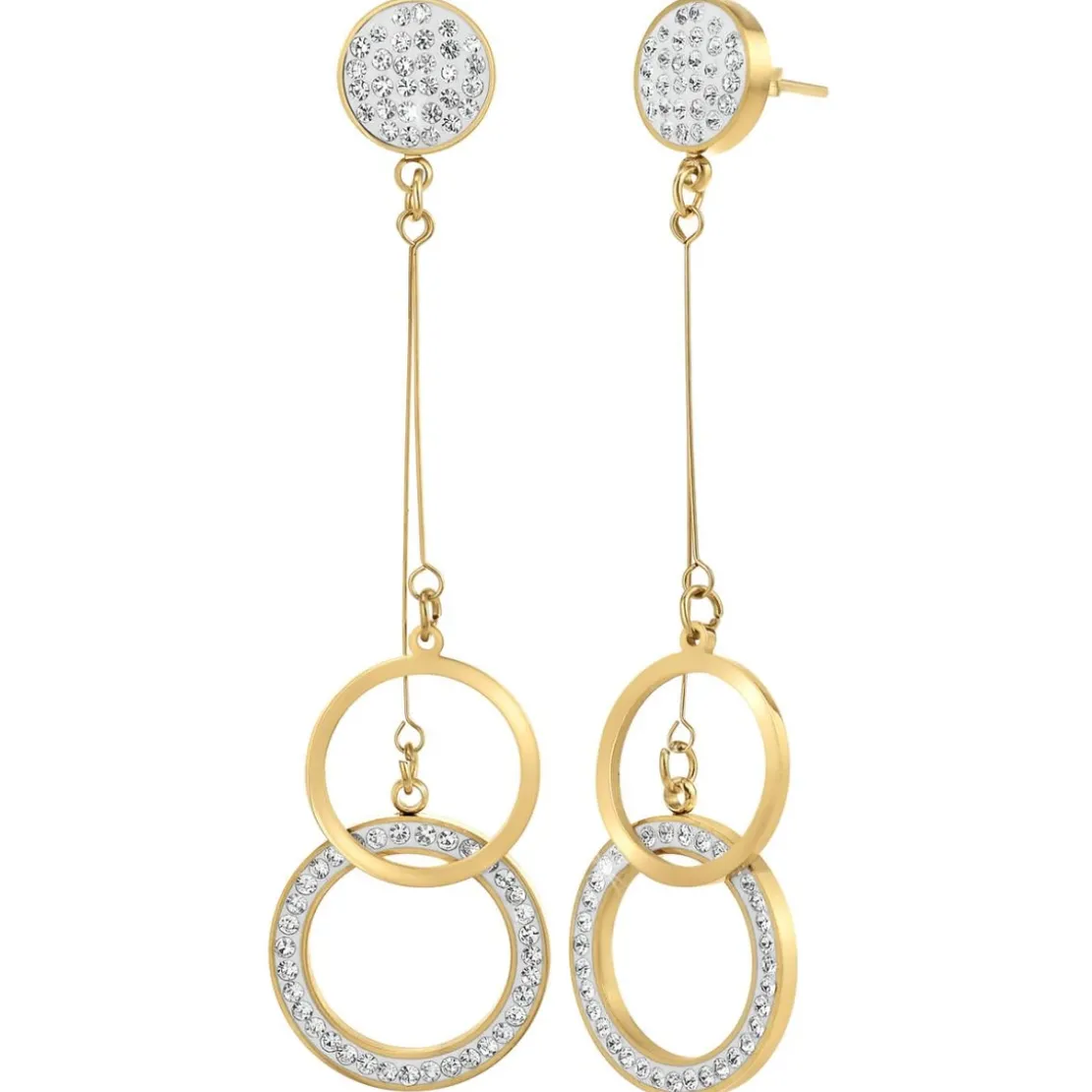 So Charm BijouxBoucles d'oreilles par So Charm® ornée de cristaux Swarovski® BS2747-DORE