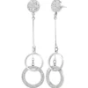 So Charm BijouxBoucles d'oreilles par So Charm® ornée de cristaux Swarovski® BS2747-ARGENT