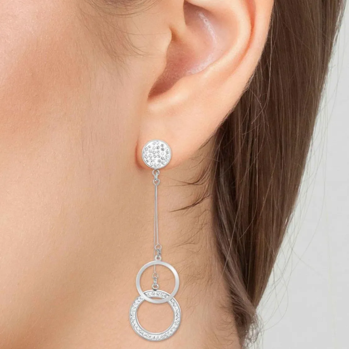 So Charm BijouxBoucles d'oreilles B2747-ARGENT So Charm
