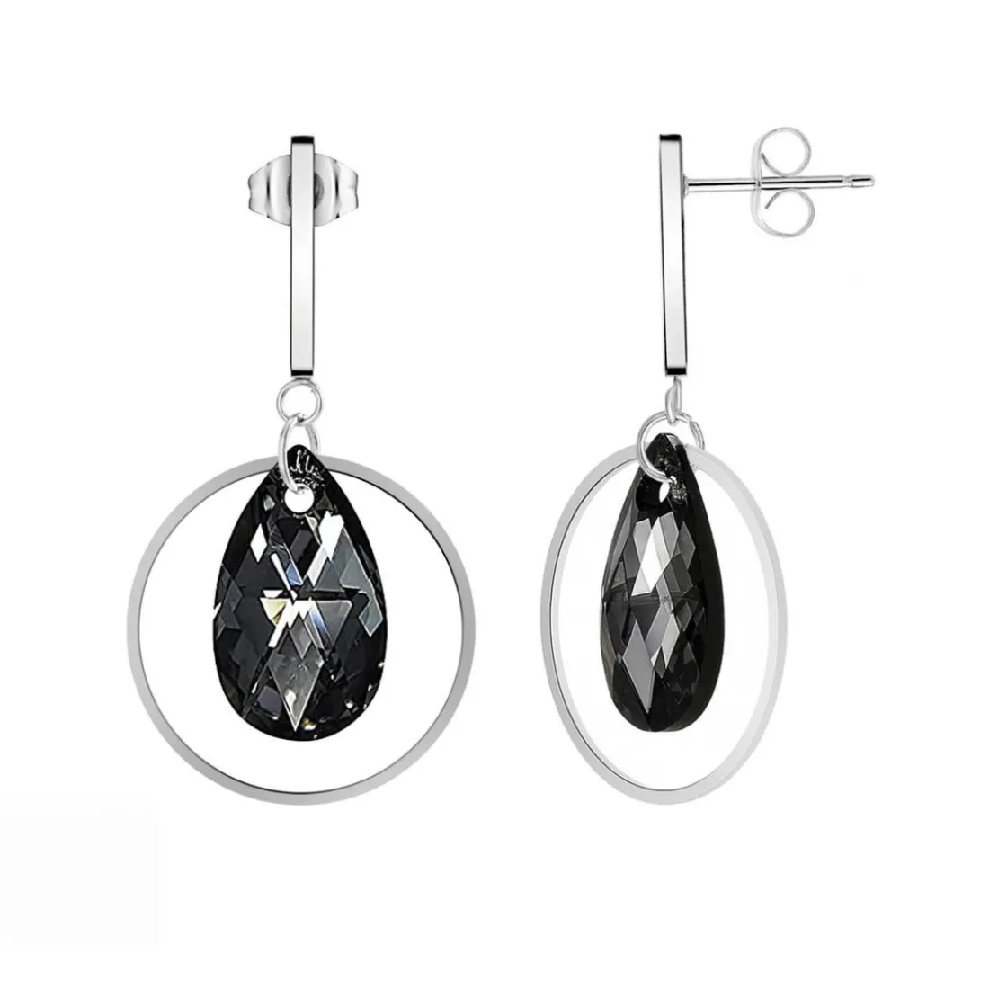 So Charm BijouxBoucles d'oreilles par So Charm® ornée de cristaux Swarovski® BS4414-SE034-SINI