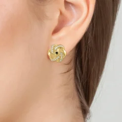 So Charm BijouxBoucles Oreilles So Charm - BD2034-DORE-BO-DIAMANT - Boucles D'Oreilles Dorées