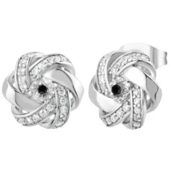 So Charm BijouxBoucles Oreilles So Charm - BD2034-ARGENT-BO-DIAMANT - Boucles D'Oreilles Argentées