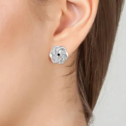 So Charm BijouxBoucles Oreilles So Charm - BD2034-ARGENT-BO-DIAMANT - Boucles D'Oreilles Argentées