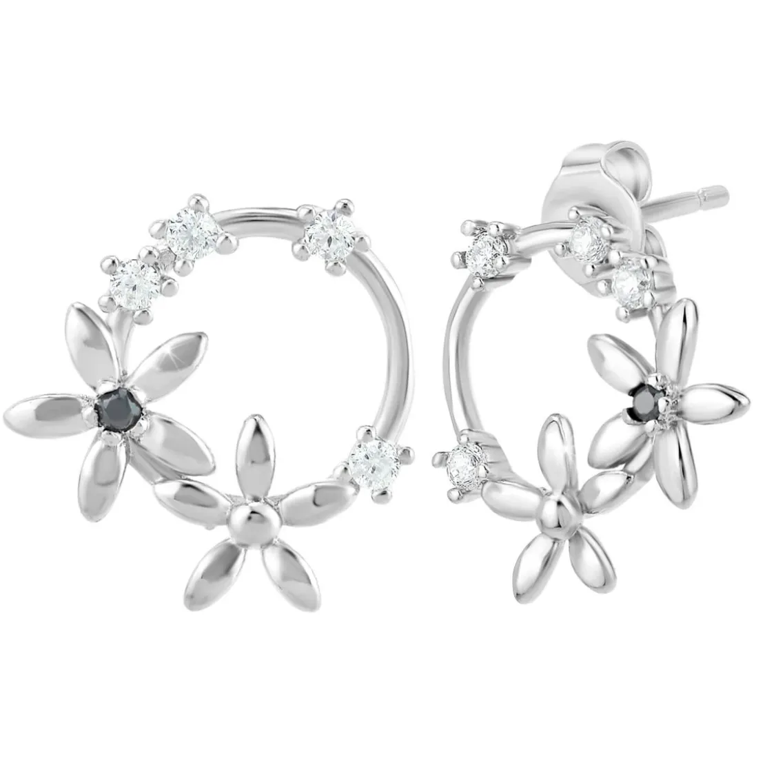 So Charm BijouxBoucles Oreilles So Charm - BD2296-ARGENT-DIAMANT - Boucles D'Oreilles Argentées