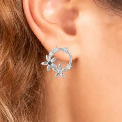 So Charm BijouxBoucles Oreilles So Charm - BD2296-ARGENT-DIAMANT - Boucles D'Oreilles Argentées