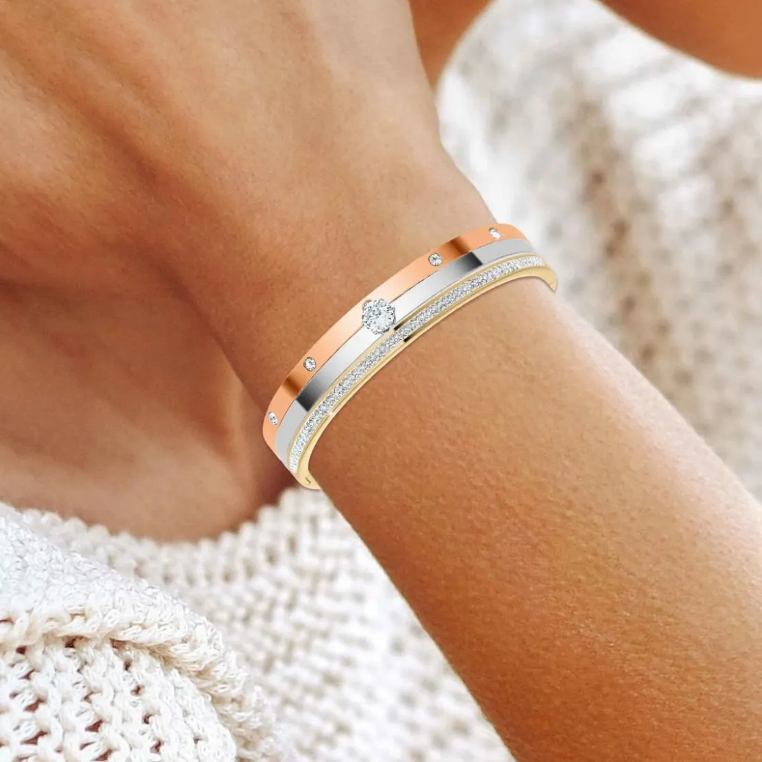 So Charm BijouxBracelet Femme So Charm - B2660-TRIO Acier multicolore