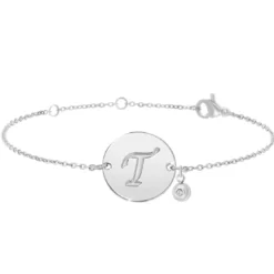 So Charm BijouxBracelet Femme So Charm - BD2281-ARGENT-T-DIAMANT - Bracelet Initial Argenté