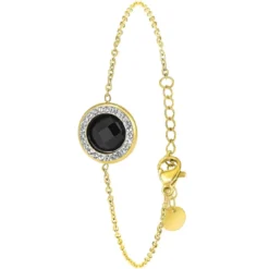 So Charm BijouxBracelet Femme So Charm - B2125-NOIR - Bracelet Mode Doré