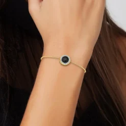 So Charm BijouxBracelet Femme So Charm - B2125-NOIR - Bracelet Mode Doré