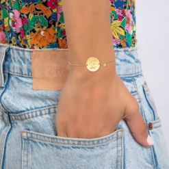 So Charm BijouxBracelet Femme So Charm - BD2281-DORE-E-DIAMANT - Bracelet Initial Doré