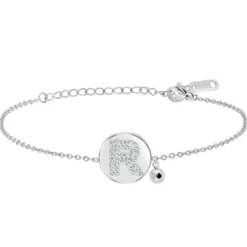So Charm BijouxBracelet Femme So Charm - BD2693-ARGENT-R-DIAMANT - Bracelet Argenté Lettre