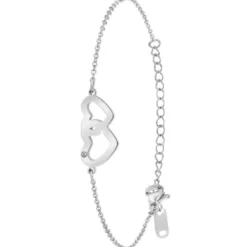 So Charm BijouxBracelet Femme So Charm - BD2983-ARGENT-DIAMANT - Bracelet Coeur Argenté