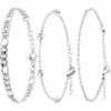 So Charm BijouxBracelet Femme So Charm - B2371-ARGENT+B2384-ARGENT+B2386-ARGENT - Bracelets Mode Argentés