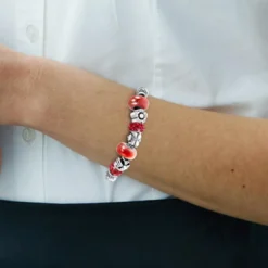 So Charm BijouxBracelet Femme So Charm - B1144-ROUGE - Bracelet Perle Rouge