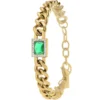 So Charm BijouxBracelet Femme So Charm - B3216-DORE-VERT - Bracelet Mode Doré