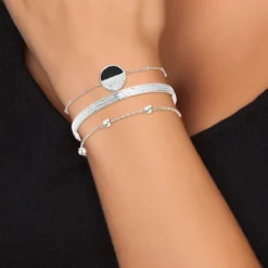 So Charm BijouxBracelet Femme So Charm - B2313-ARGENT+B2500-ARGENT+B2371-ARGENT - Bracelets Mode Argentés