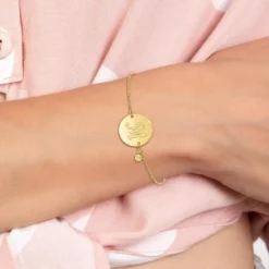 So Charm BijouxBracelet Femme So Charm - BD2281-DORE-M-DIAMANT - Bracelet Initial Doré