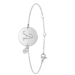 So Charm BijouxBracelet Femme So Charm - BD2281-ARGENT-A-DIAMANT - Bracelet Initial Argenté