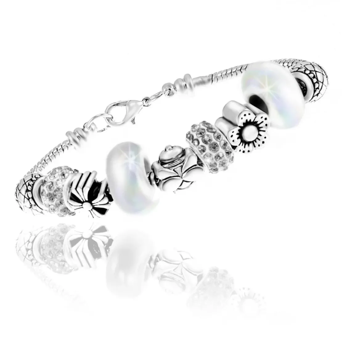 So Charm BijouxBracelet Femme So Charm - B1144-BLANC - Bracelet Perle Blanc