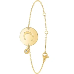 So Charm BijouxBracelet Femme So Charm - BD2281-DORE-C-DIAMANT - Bracelet Initial Doré