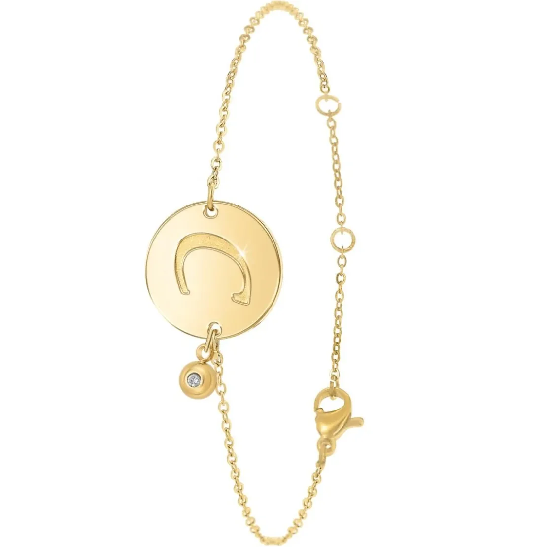 So Charm BijouxBracelet Femme So Charm - BD2281-DORE-C-DIAMANT - Bracelet Initial Doré
