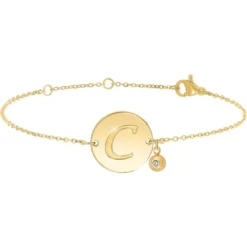 So Charm BijouxBracelet Femme So Charm - BD2281-DORE-C-DIAMANT - Bracelet Initial Doré