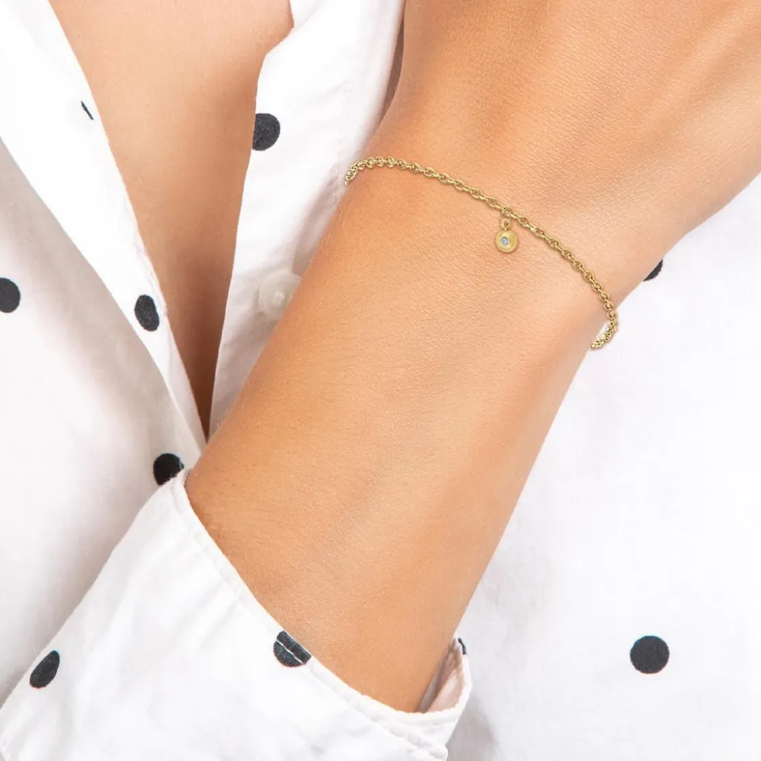 So Charm BijouxBracelet Femme So Charm - BD2383-DORE-DIAMANT - Bracelet Mode Doré