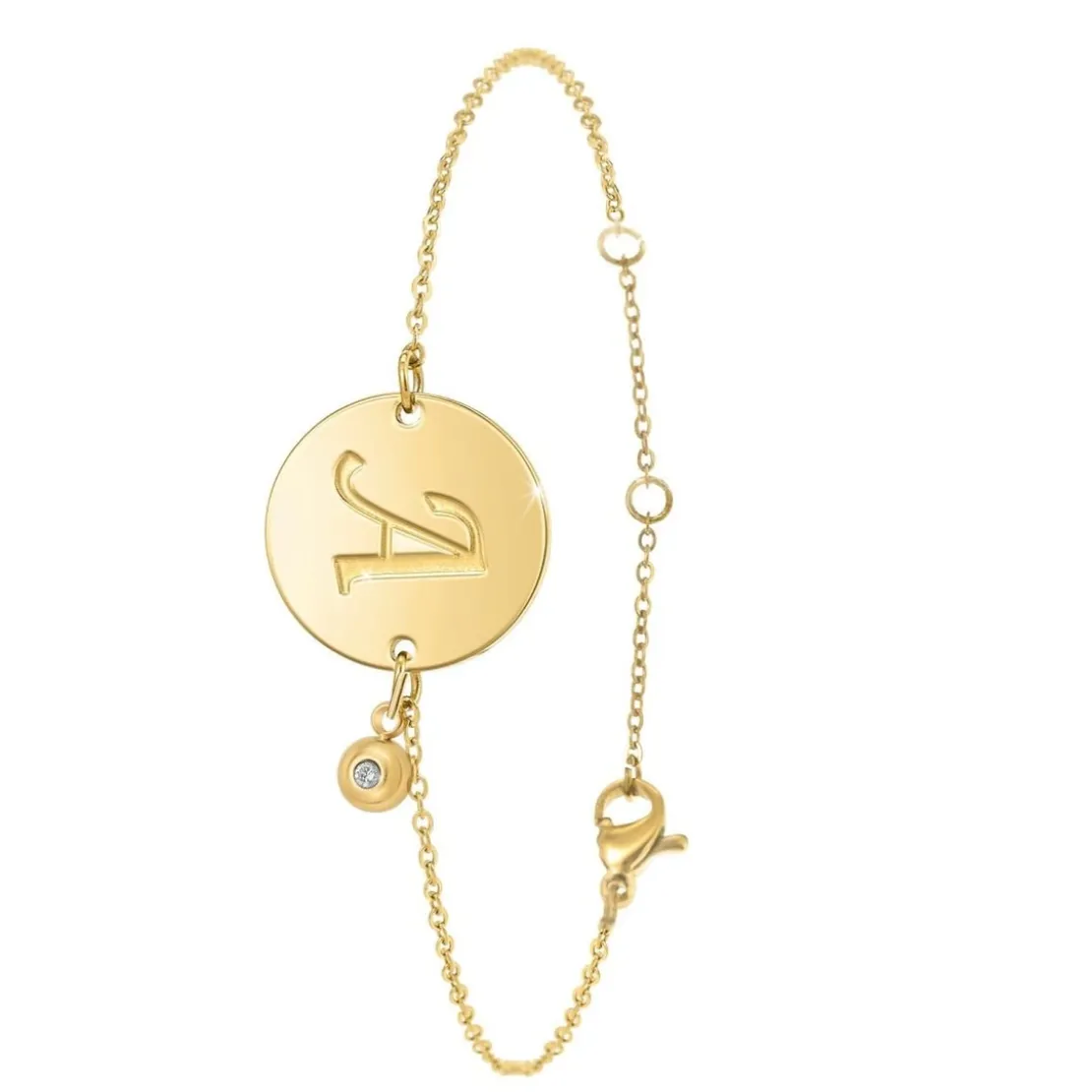 So Charm BijouxBracelet Femme So Charm - BD2281-DORE-A-DIAMANT - Bracelet Initial Doré