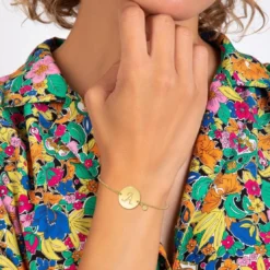So Charm BijouxBracelet Femme So Charm - BD2281-DORE-A-DIAMANT - Bracelet Initial Doré