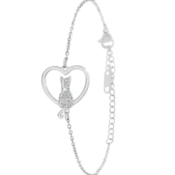 So Charm BijouxBracelet Femme So Charm - B3361-ARGENT - Bracelet Chat Argenté