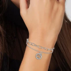 So Charm BijouxBracelet Femme So Charm - BD2560-ARGENT-DIAMANT - Bracelet Arbre De Vie