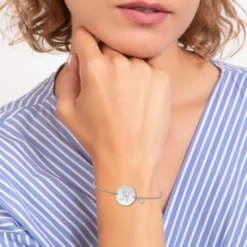 So Charm BijouxBracelet Femme So Charm - BD2281-ARGENT-N-DIAMANT - Bracelet Initial Argenté