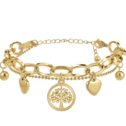 So Charm BijouxBracelet Femme So Charm - B3225-DORE - Bracelet Mode Doré