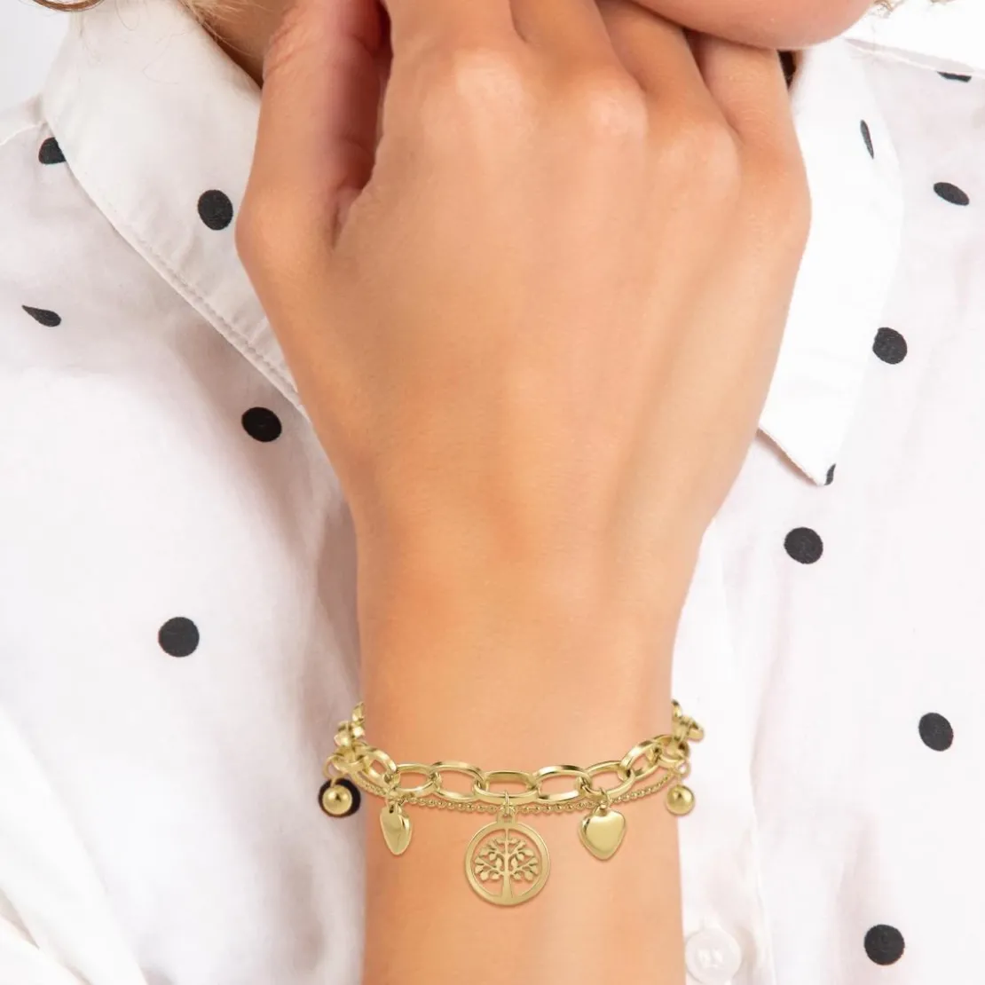 So Charm BijouxBracelet Femme So Charm - B3225-DORE - Bracelet Mode Doré