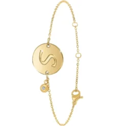 So Charm BijouxBracelet Femme So Charm - BD2281-DORE-S-DIAMANT - Bracelet Initial Doré