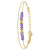 So Charm BijouxBracelet Femme So Charm - B4174-VIOLET - Bracelet Mode Doré