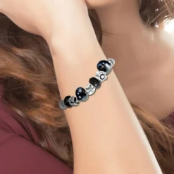 So Charm BijouxBracelet Femme So Charm - B1144-NOIR - Bracelet Perle Noir