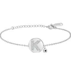 So Charm BijouxBracelet Femme So Charm - BD2693-ARGENT-K-DIAMANT - Bracelet Argenté Lettre