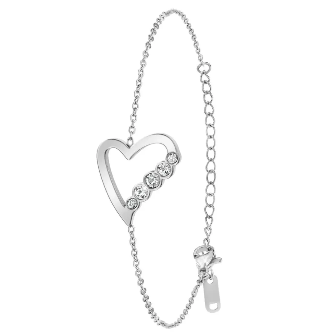 So Charm BijouxBracelet Femme So Charm - B4177-ARGENT - Bracelet Coeur Argenté