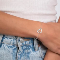 So Charm BijouxBracelet Femme So Charm - B4177-ARGENT - Bracelet Coeur Argenté