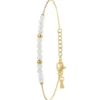 So Charm BijouxBracelet Femme So Charm - B4264-QUARTZBLANC - Bracelet Mode Doré