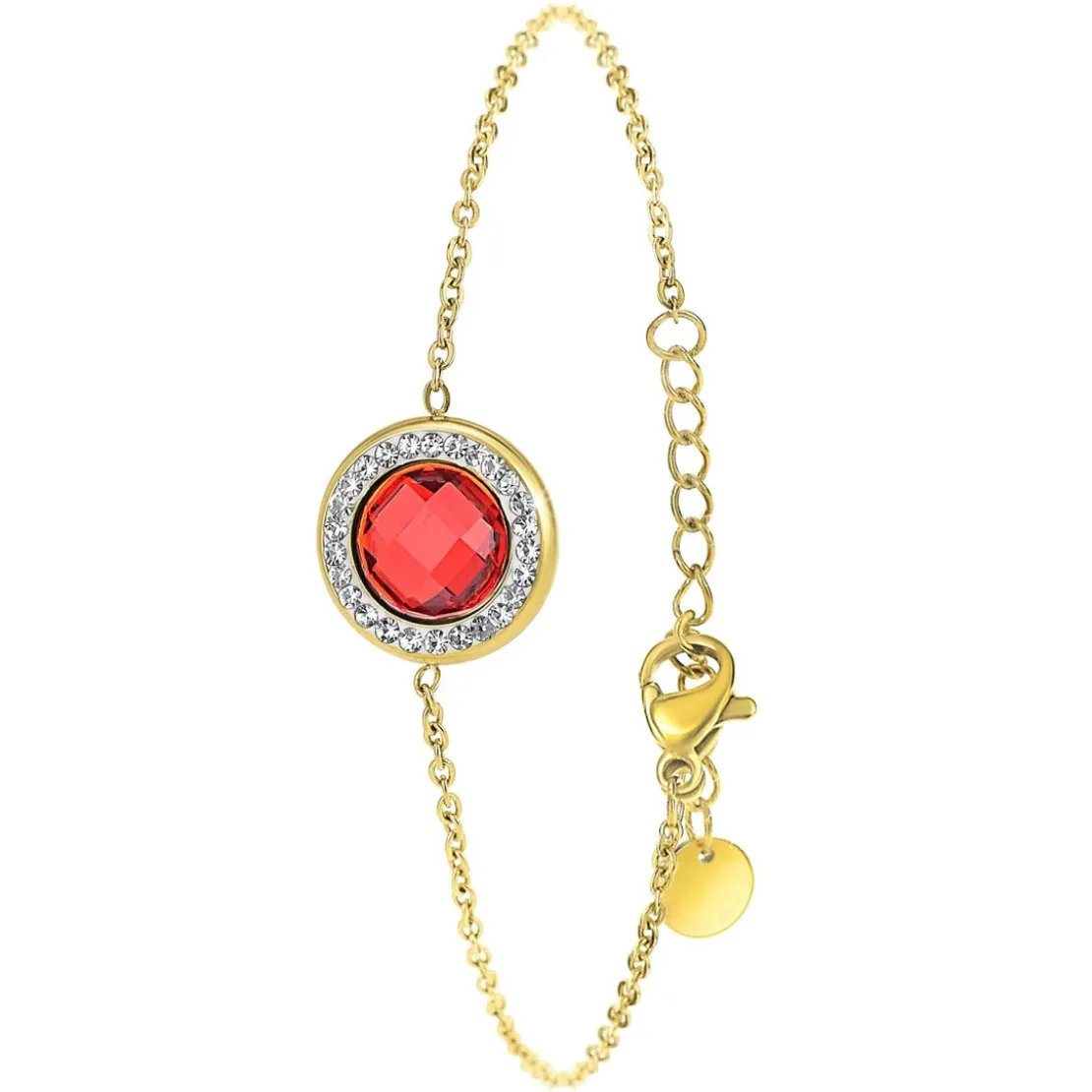 So Charm BijouxBracelet Femme So Charm - B2125-ROUGE - Bracelet Mode Doré