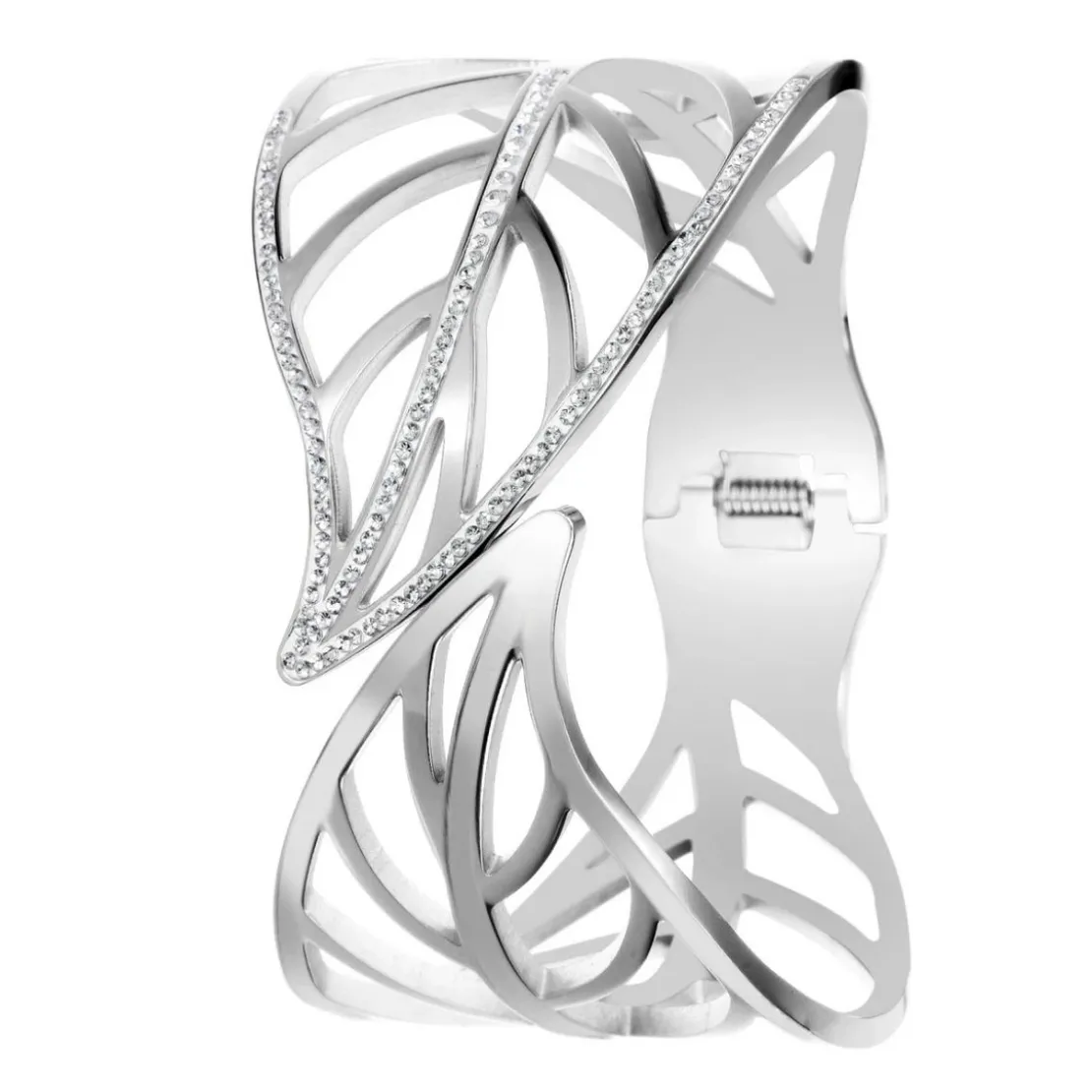 So Charm BijouxBracelet feuille par So Charm® ornée de cristaux Swarovski® BS1635-ARGENT