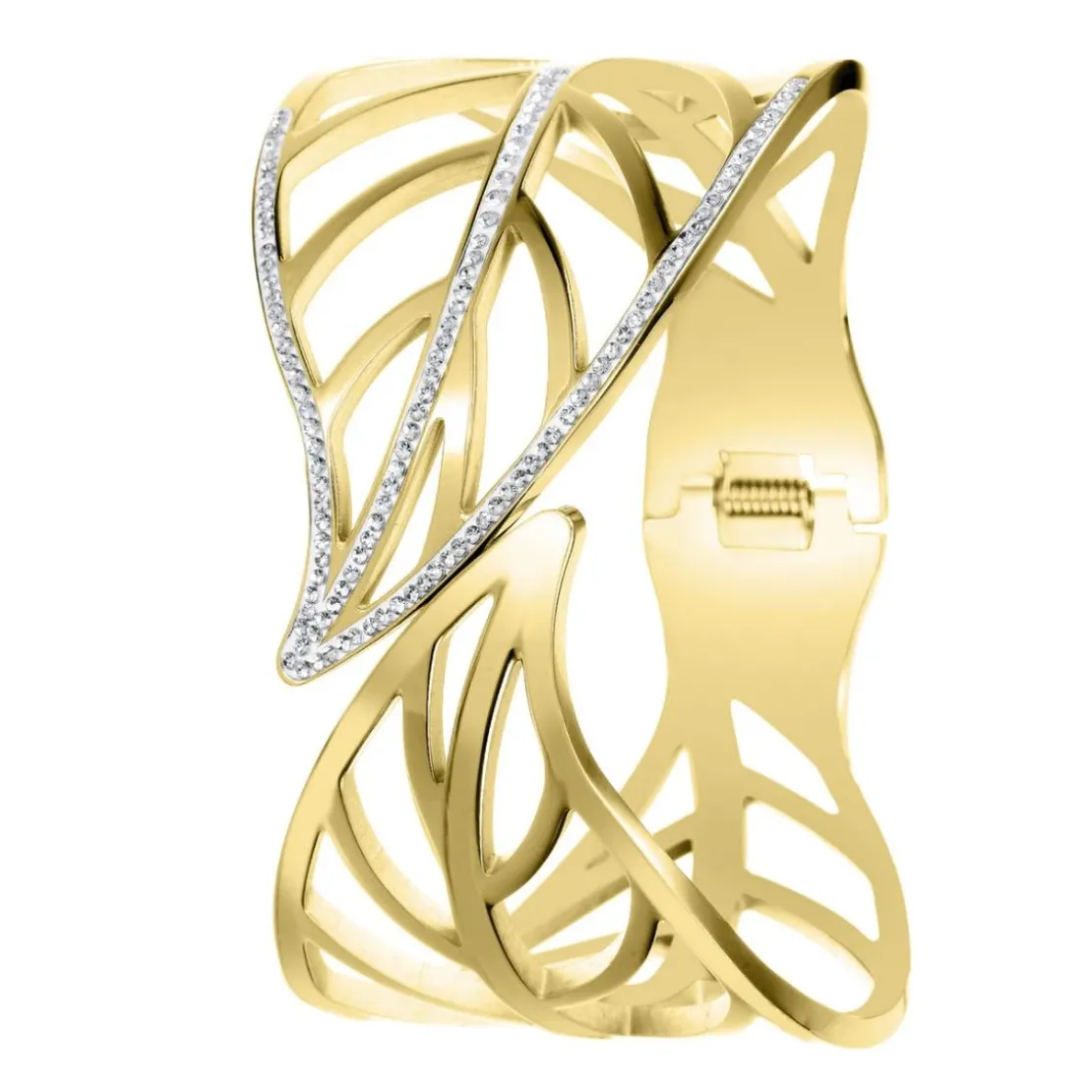 So Charm BijouxBracelet feuille par So Charm® ornée de cristaux Swarovski® BS1635-DORE