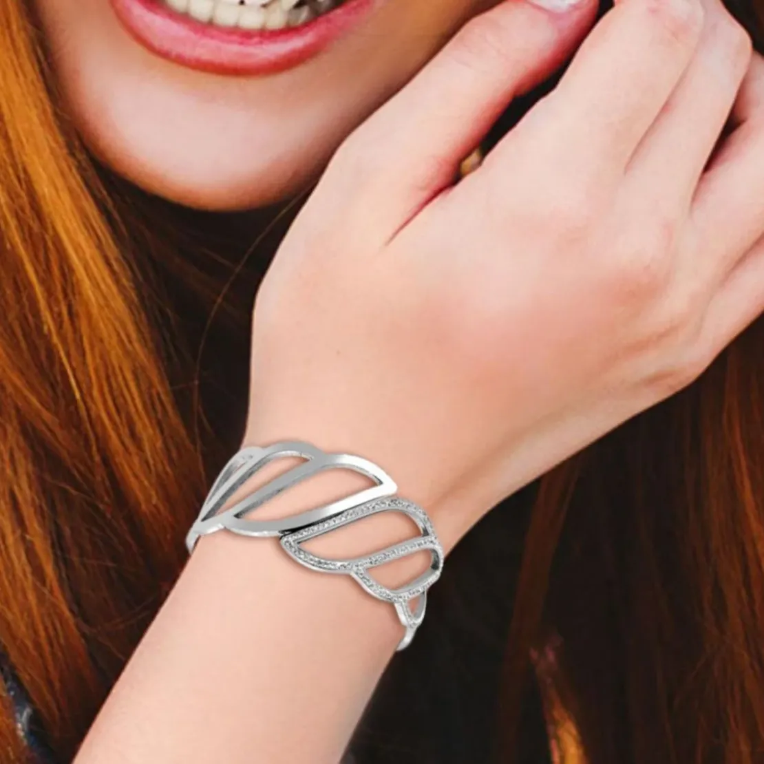 So Charm BijouxBracelet par So Charm® ornée de cristaux Swarovski® BS2096-ARGENT