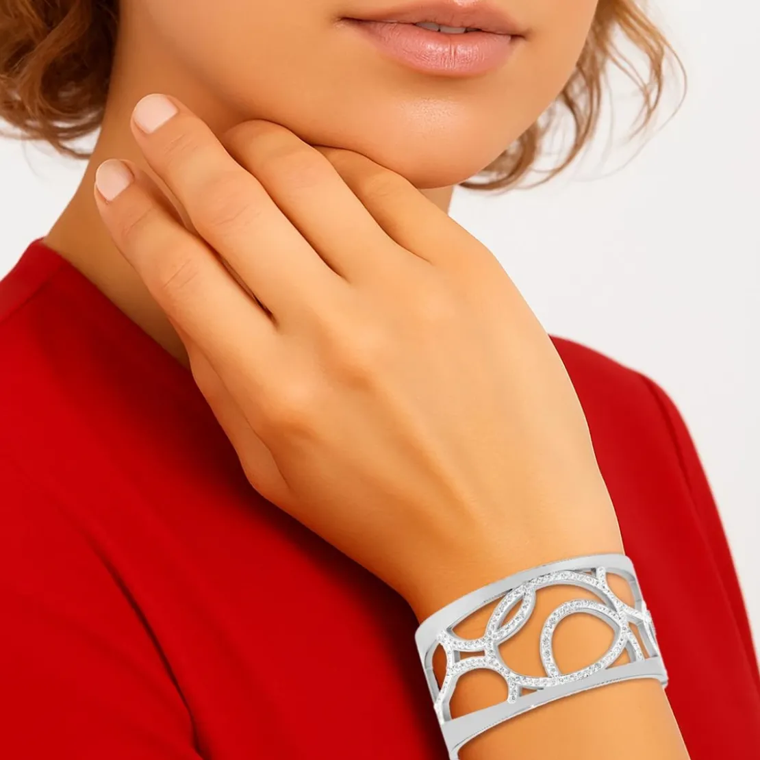 So Charm BijouxBracelet par So Charm® ornée de cristaux Swarovski® BS2657-ARGENT